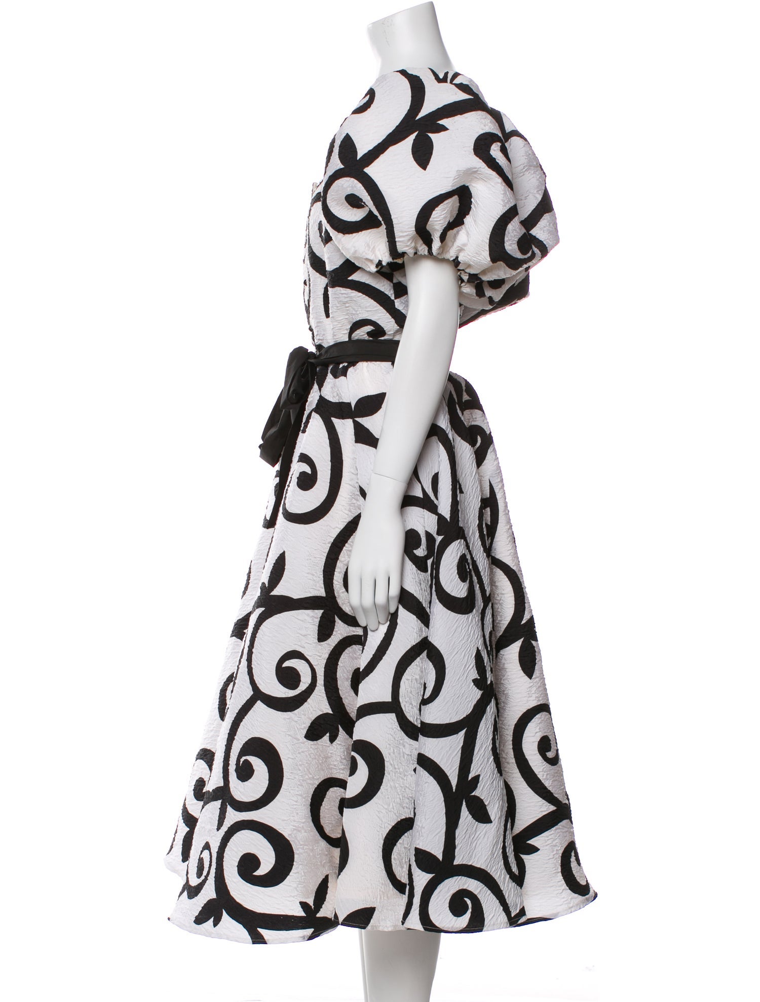 Rodarte Paisley Print Midi Length Dress