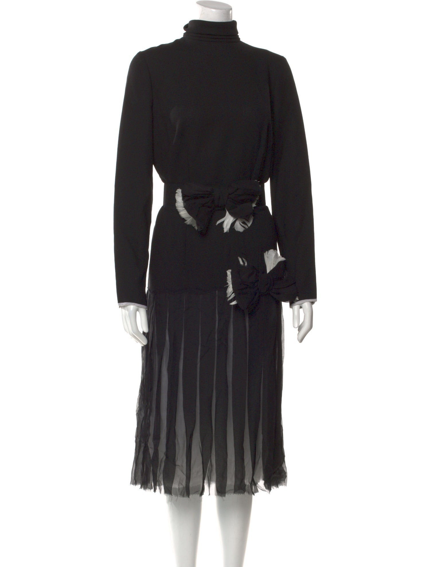 Rodarte Wool Midi Length Dress