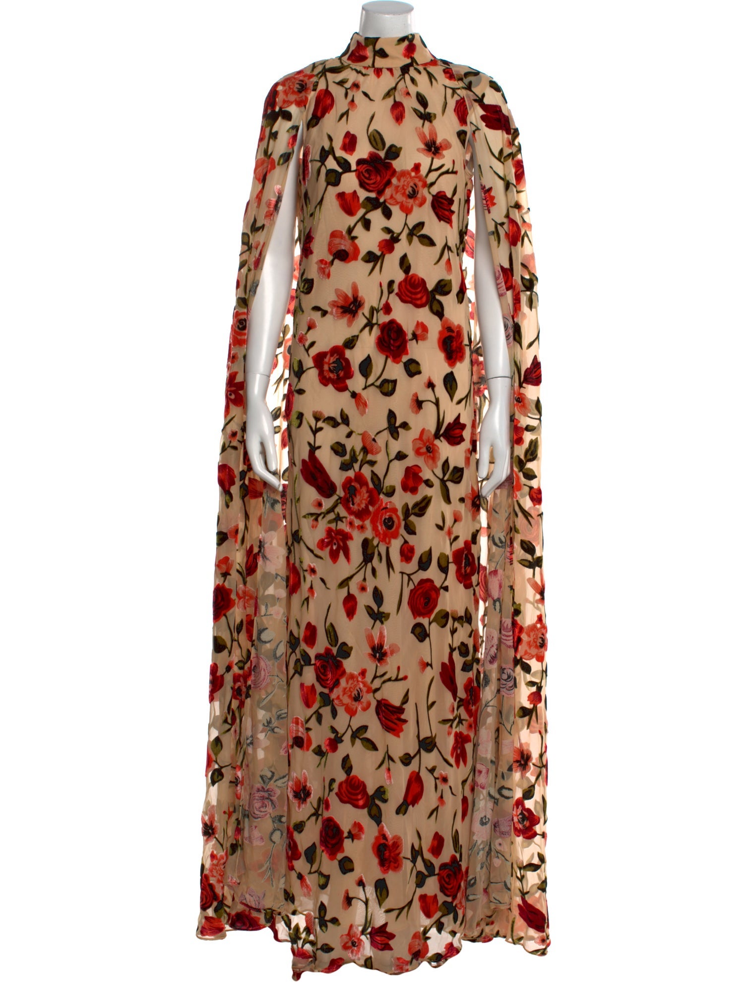 Rodarte Floral Print Long Dress