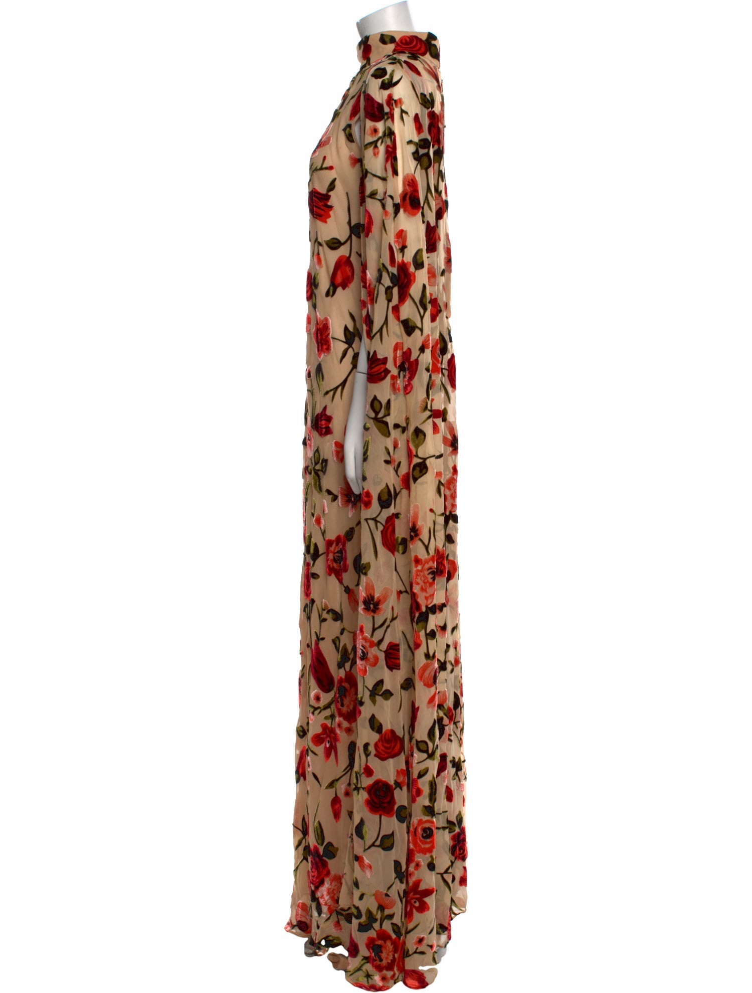 Rodarte Floral Print Long Dress