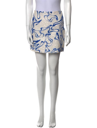 Rodarte Printed Mini Skirt