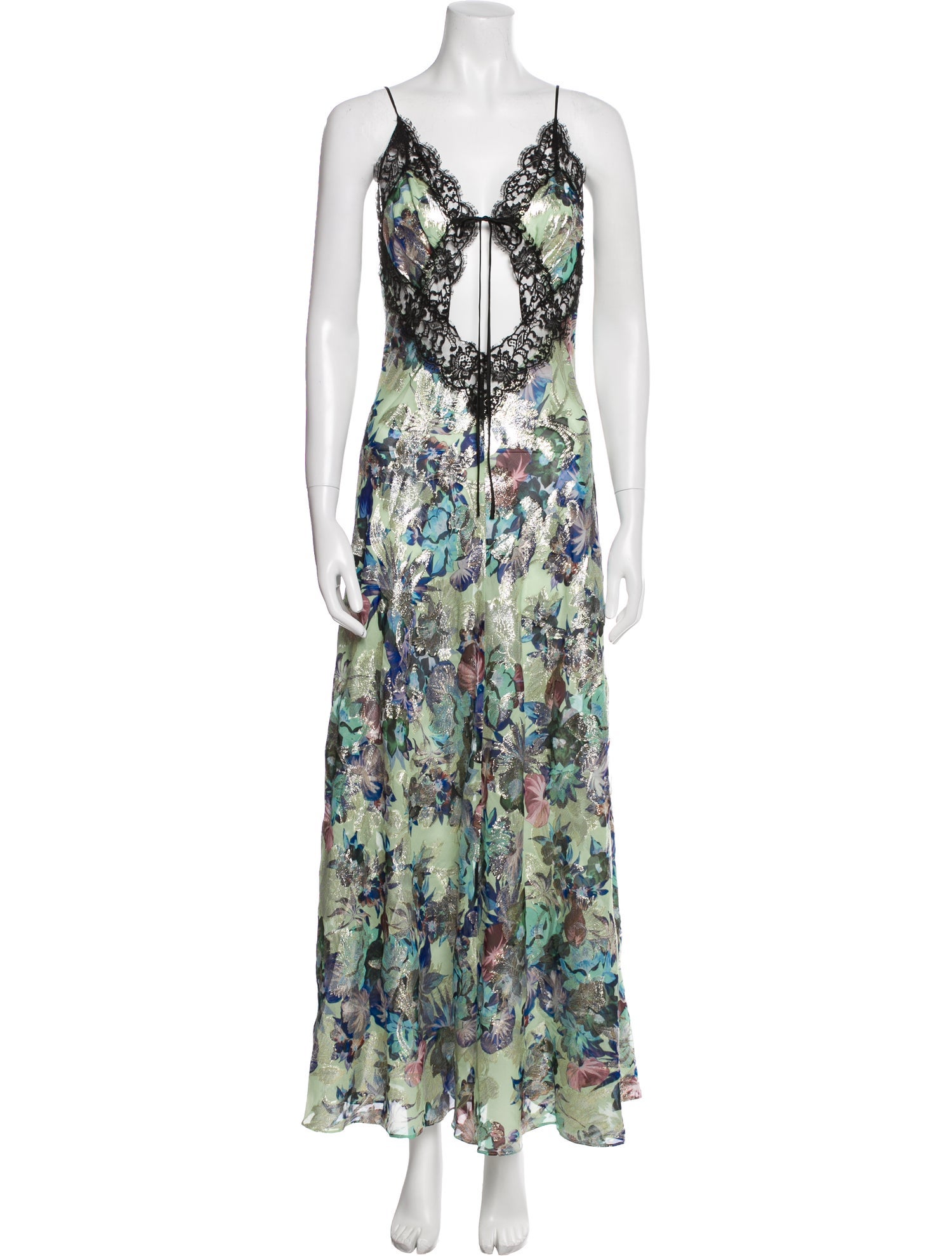 Rodarte Floral Print Long Dress