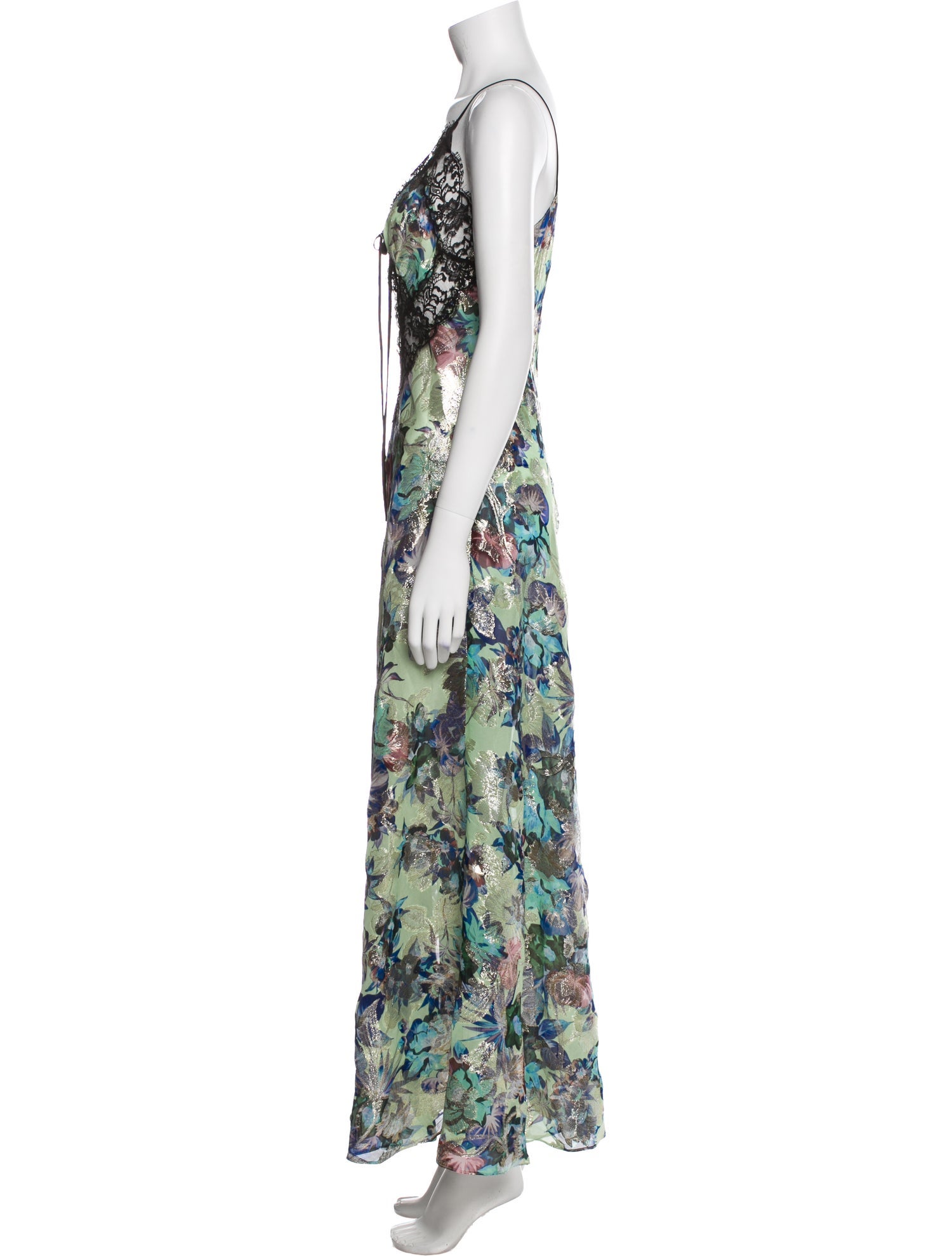 Rodarte Floral Print Long Dress