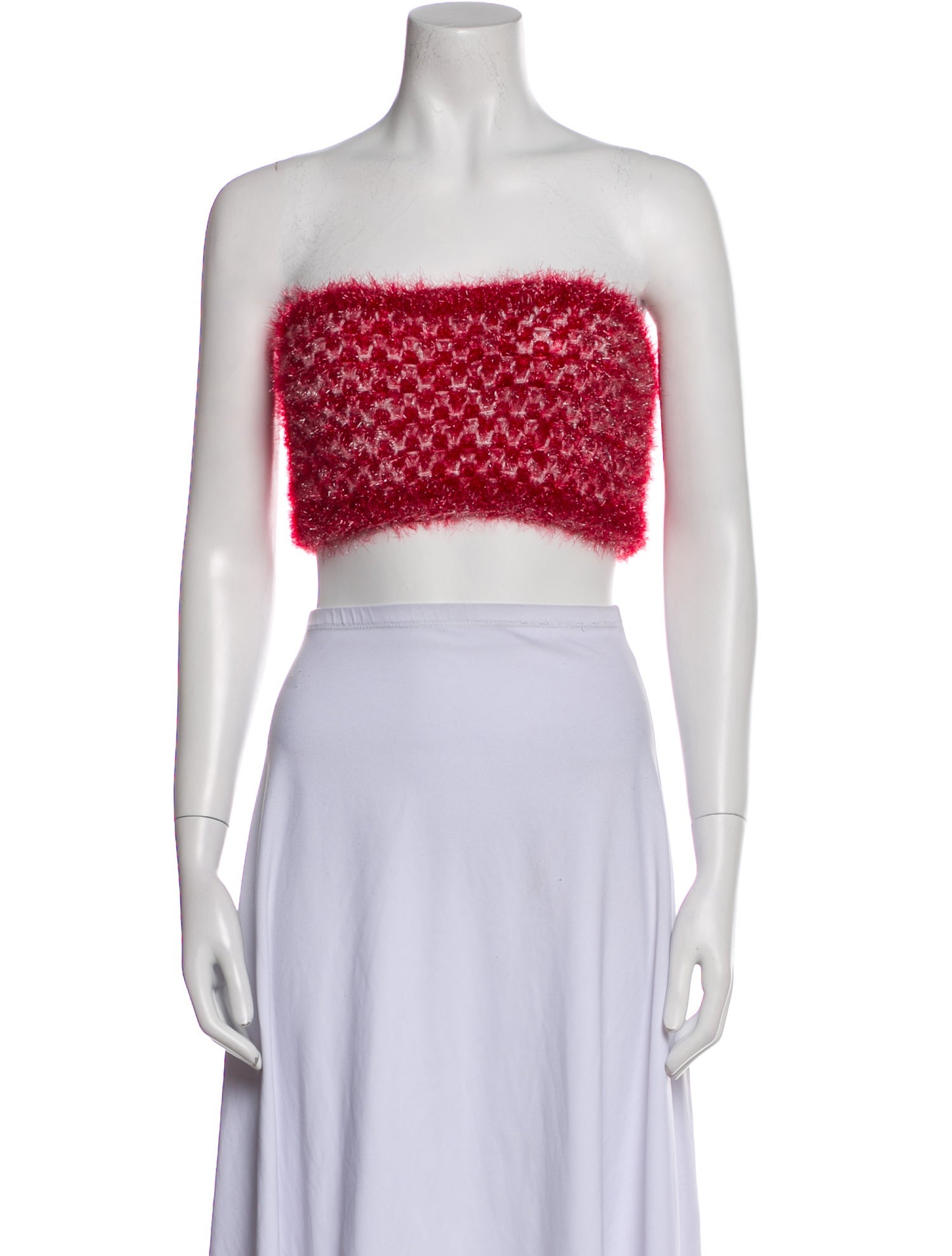 Rodarte Nylon Strapless Crop Top w/ Tags