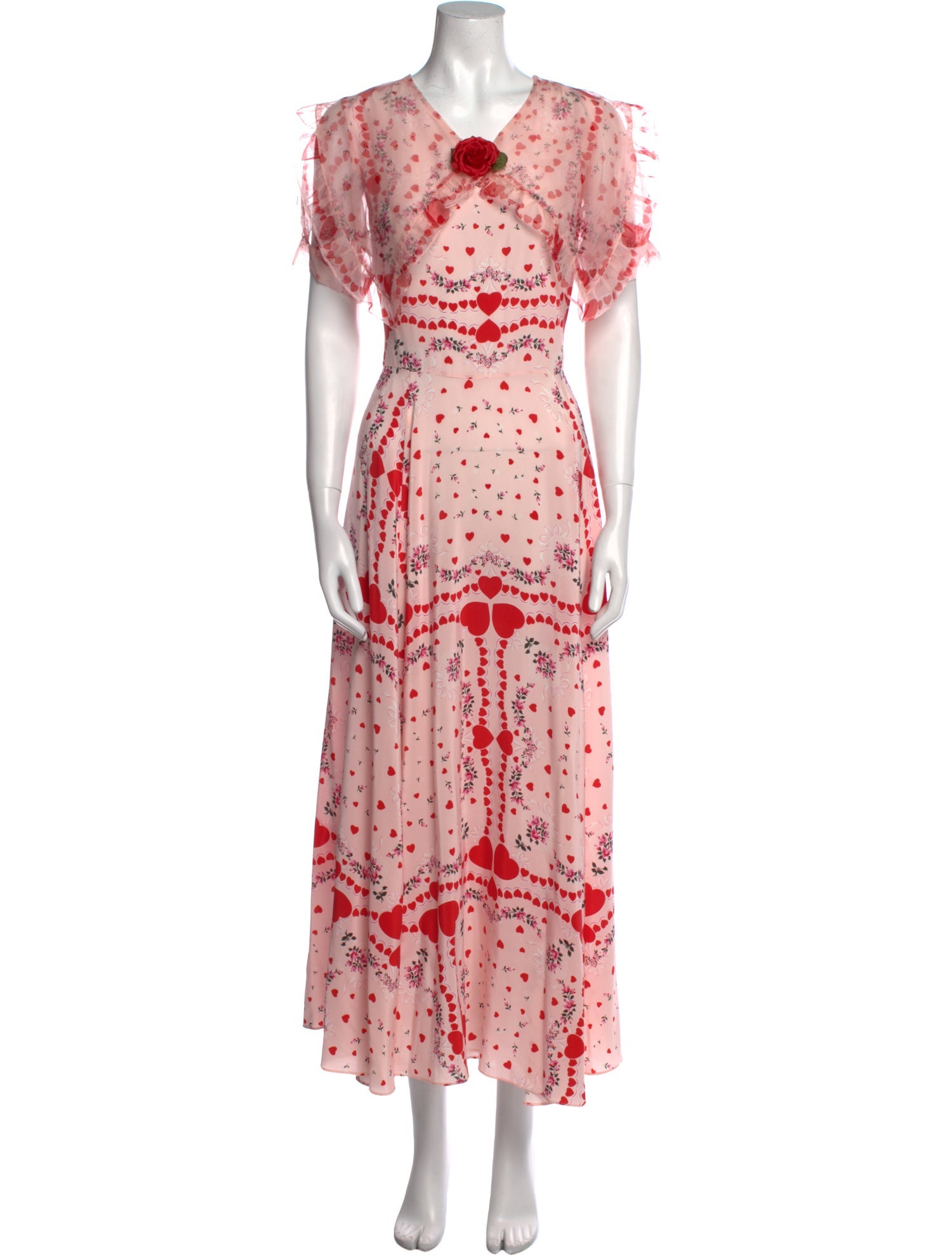 Rodarte Silk Long Dress