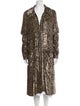 Rodarte Printed Faux Fur Coat