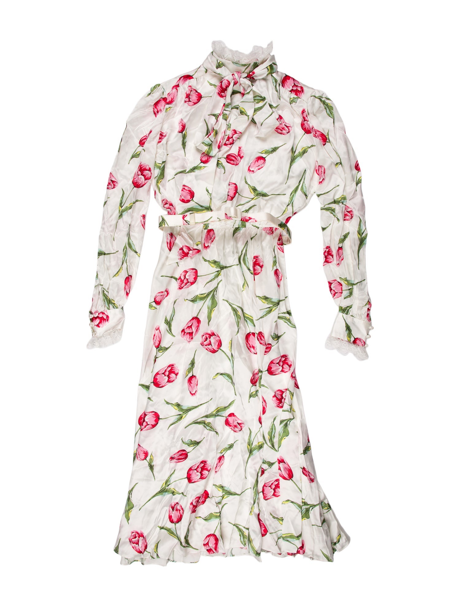 Rodarte Silk Midi Length Dress