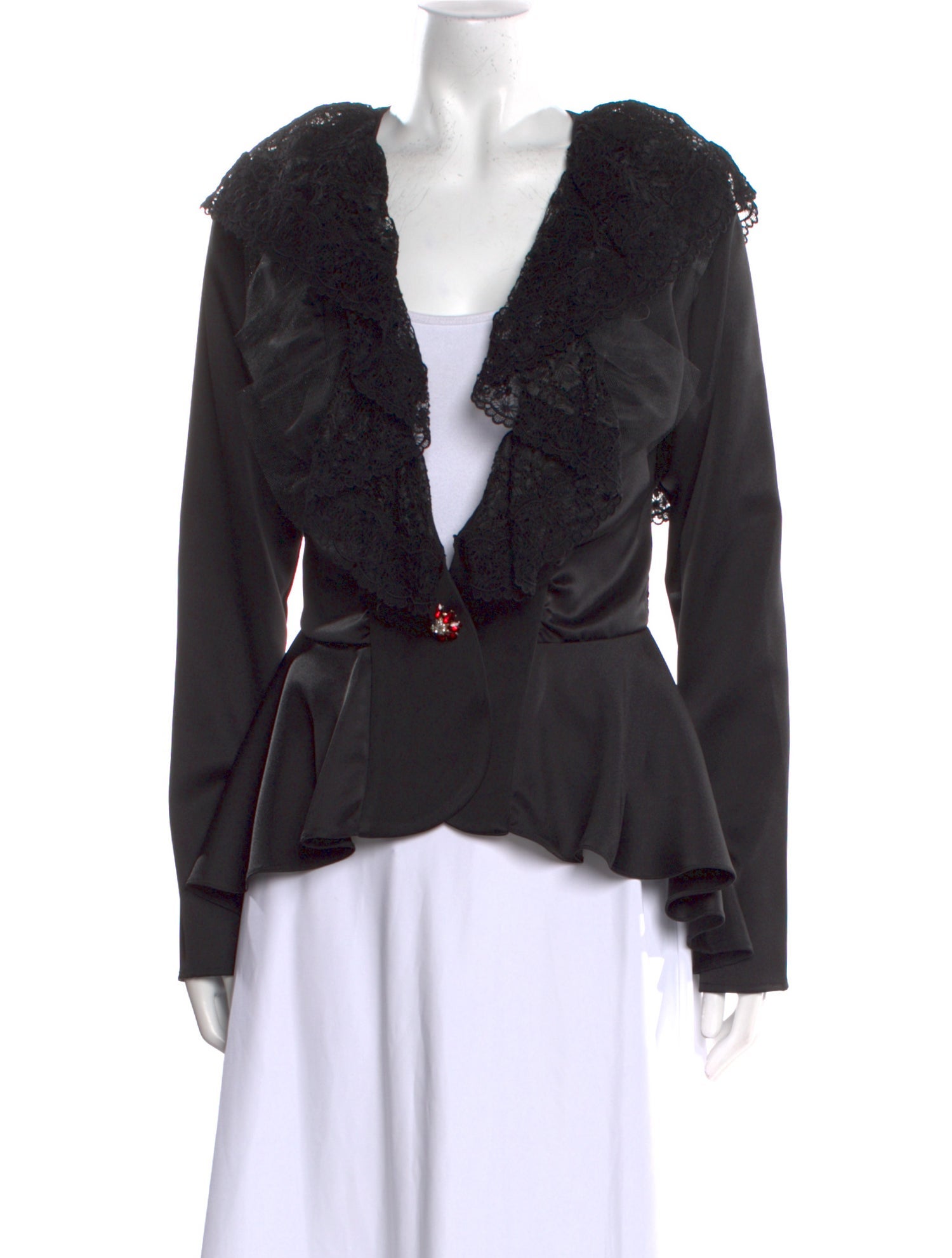 Rodarte V-Neck Long Sleeve Blouse