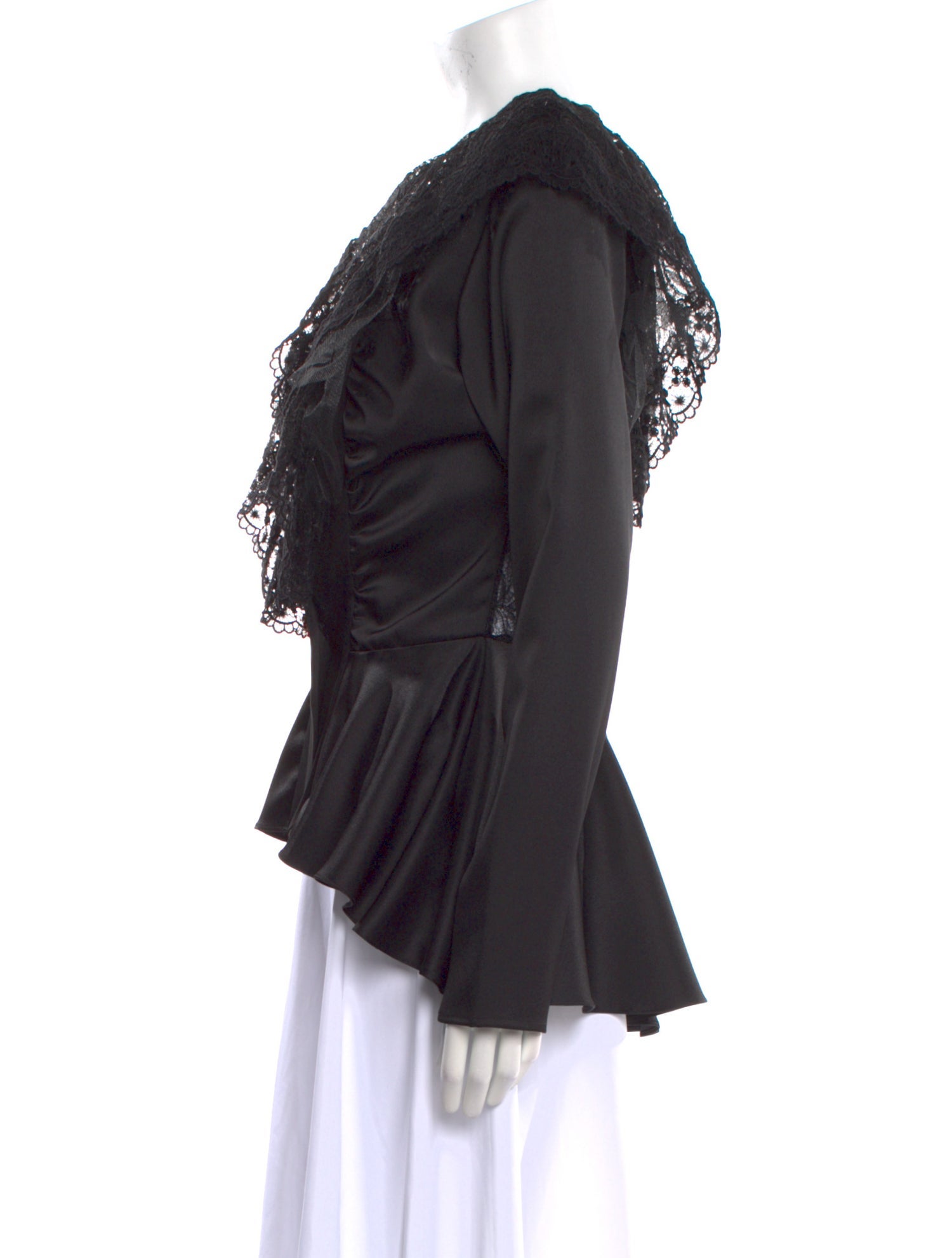 Rodarte V-Neck Long Sleeve Blouse