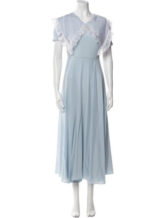 Rodarte Silk Long Dress