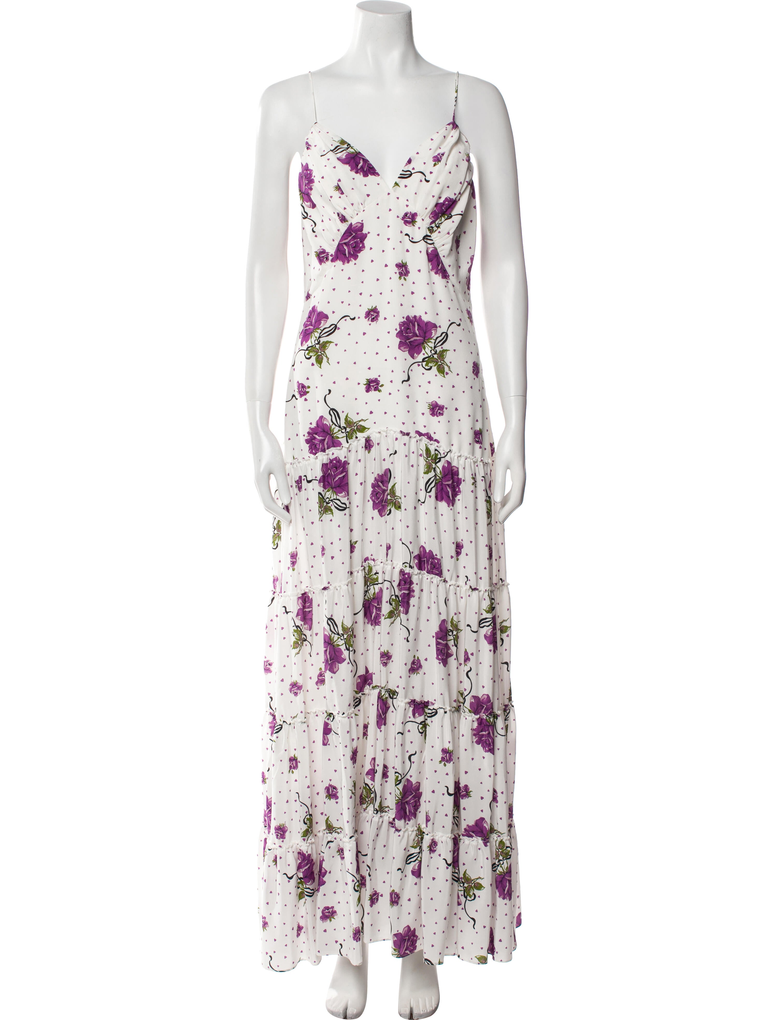 Rodarte Silk Long Dress