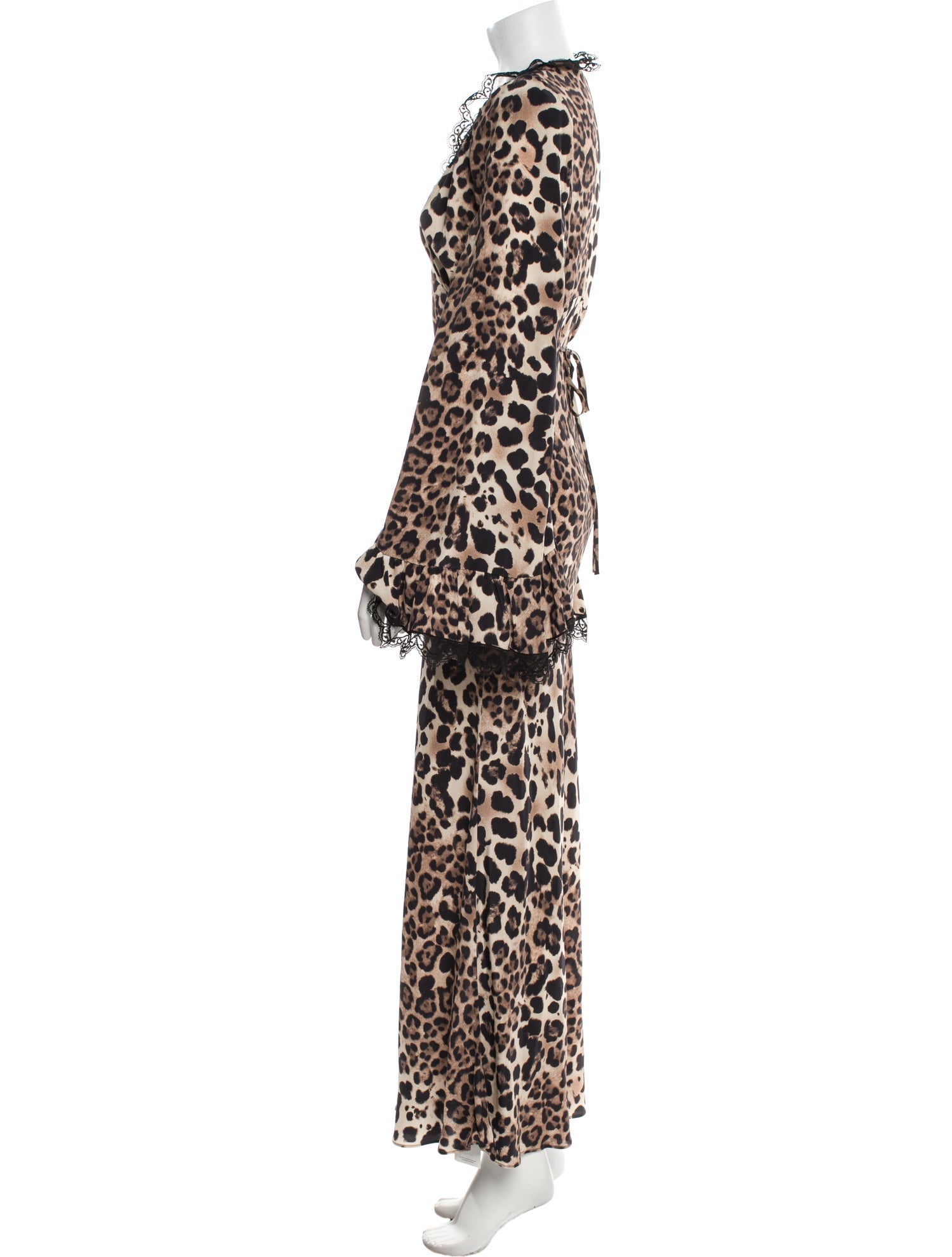 Rodarte Animal Print Long Dress