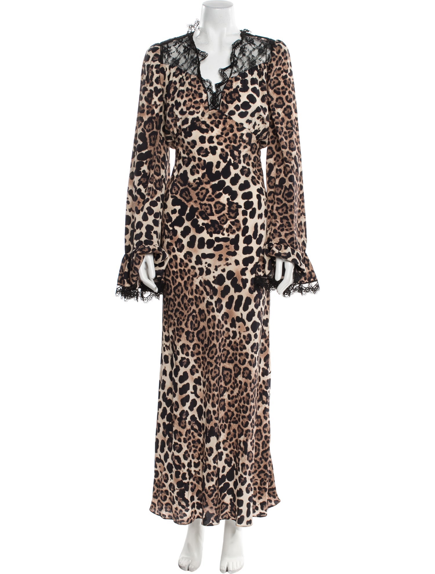 Rodarte Animal Print Long Dress