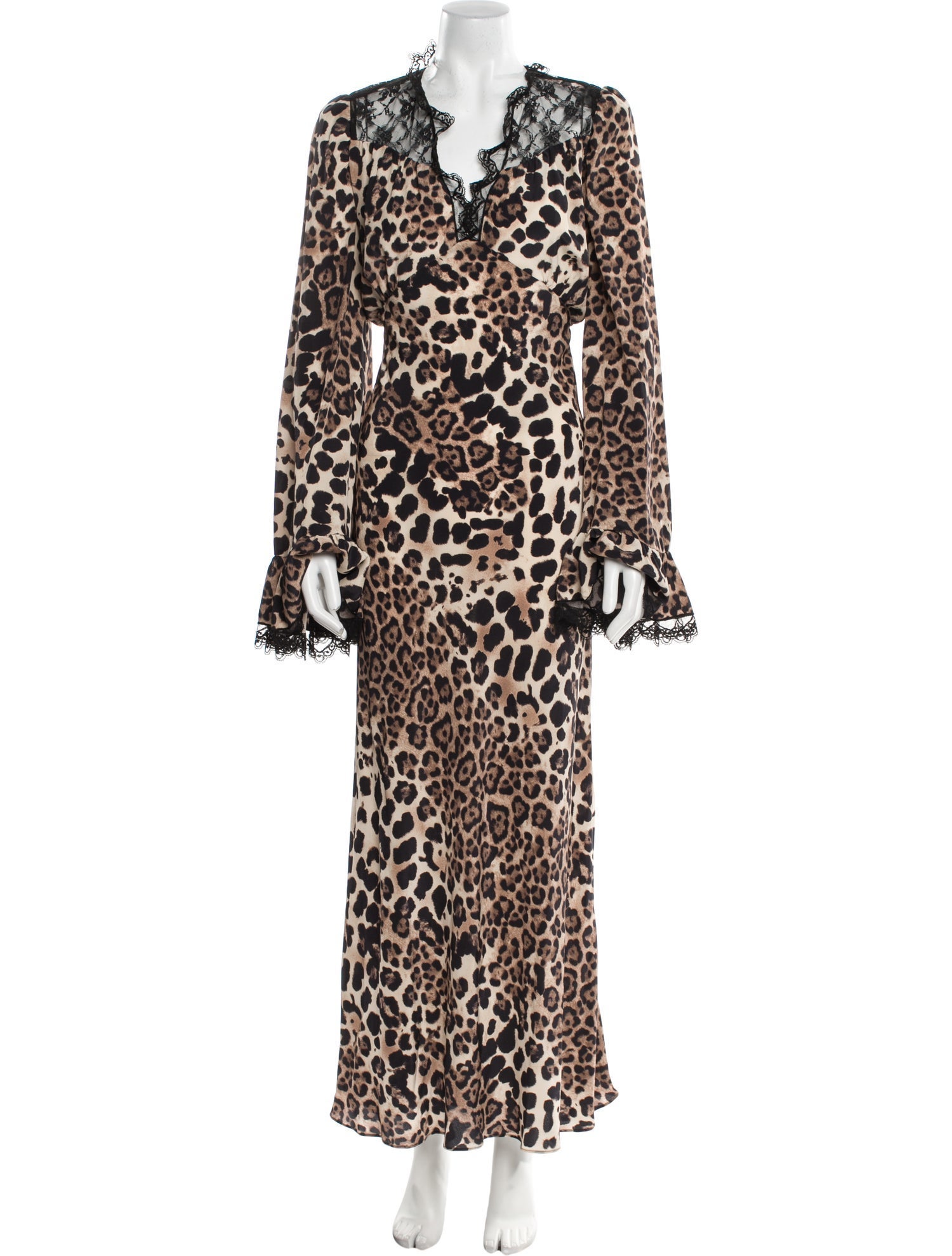 Rodarte Animal Print Long Dress