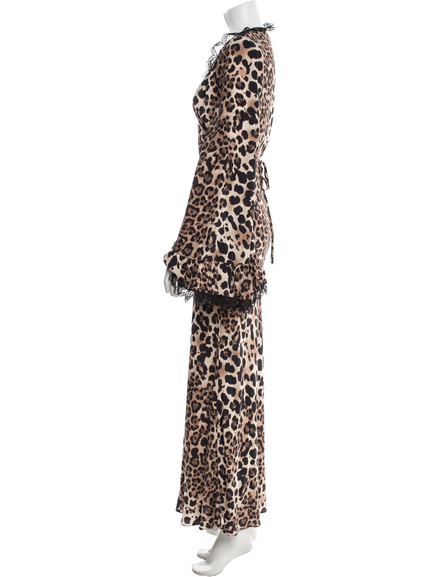 Rodarte Animal Print Long Dress