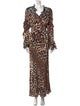 Rodarte Animal Print Long Dress