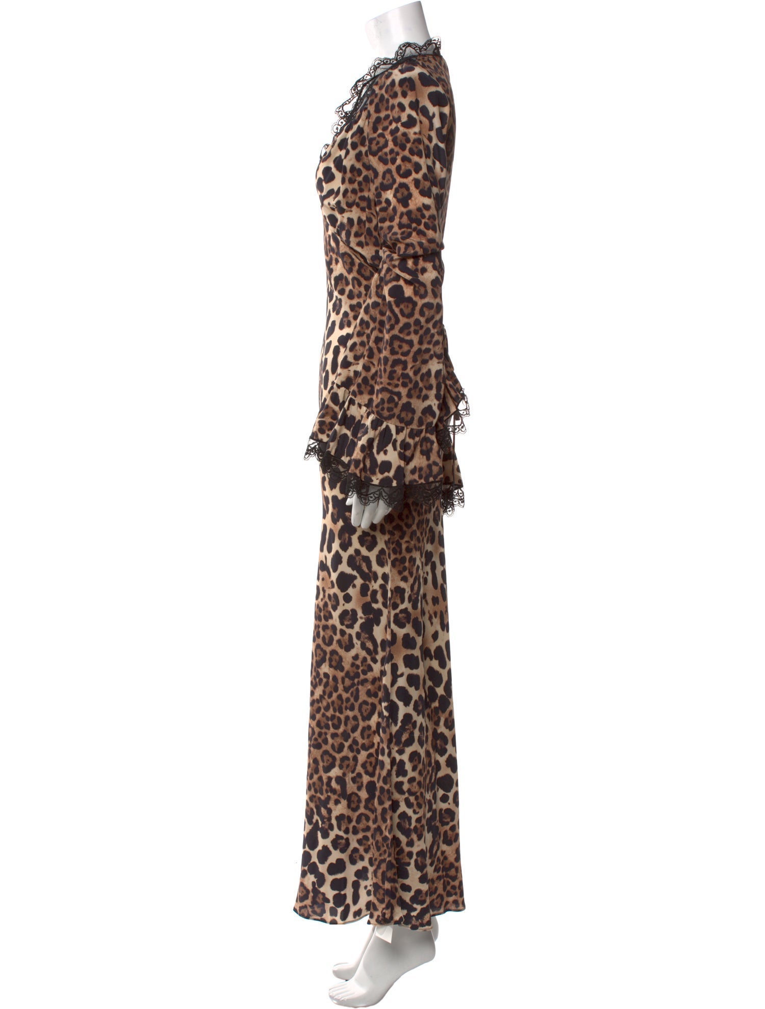 Rodarte Animal Print Long Dress