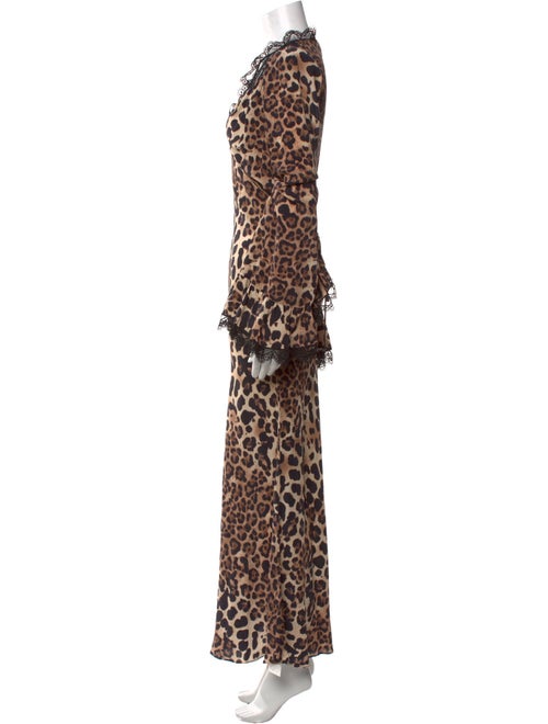 Rodarte Animal Print Long Dress