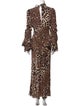 Rodarte Animal Print Long Dress