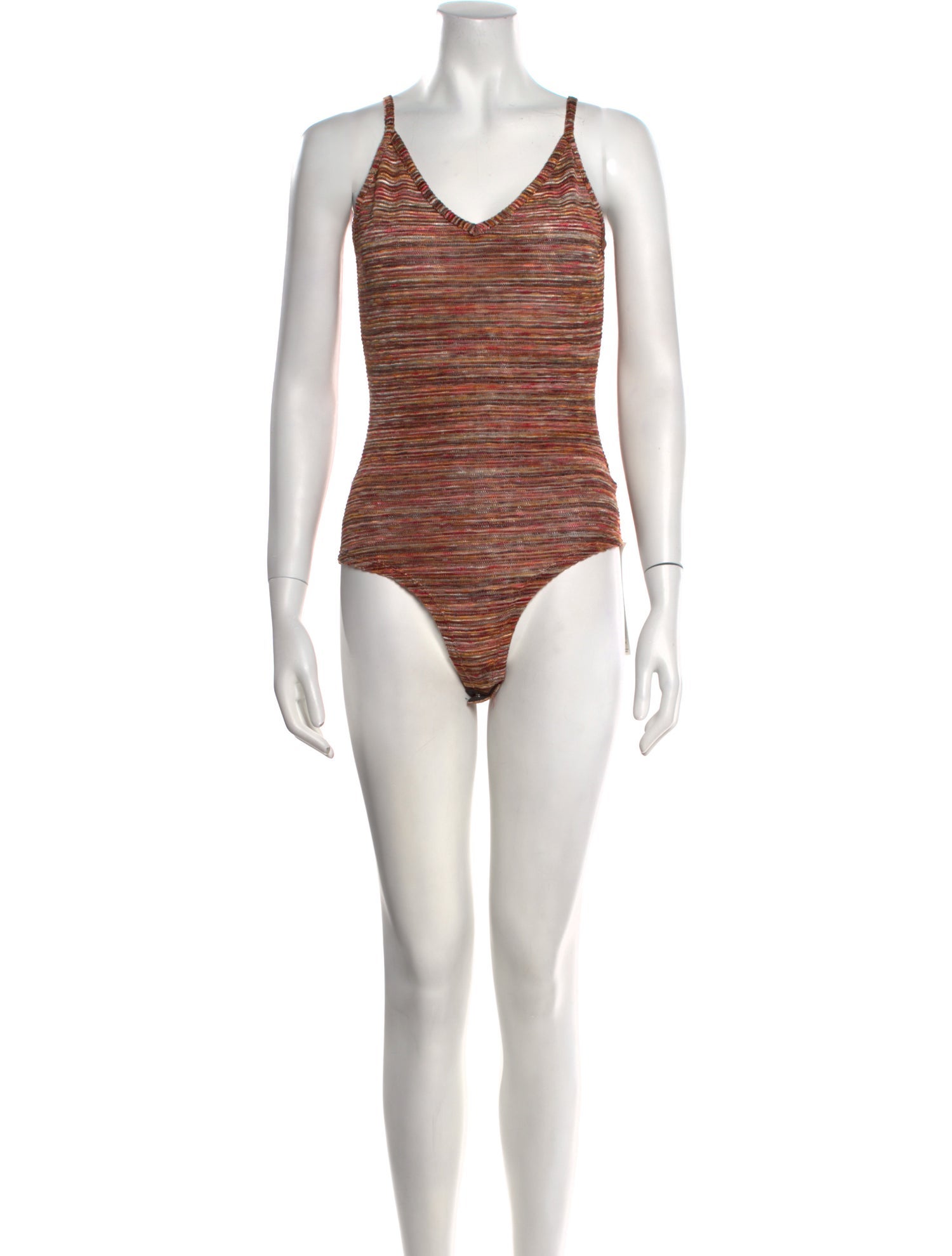 Rodarte V-Neck Sleeveless Bodysuit