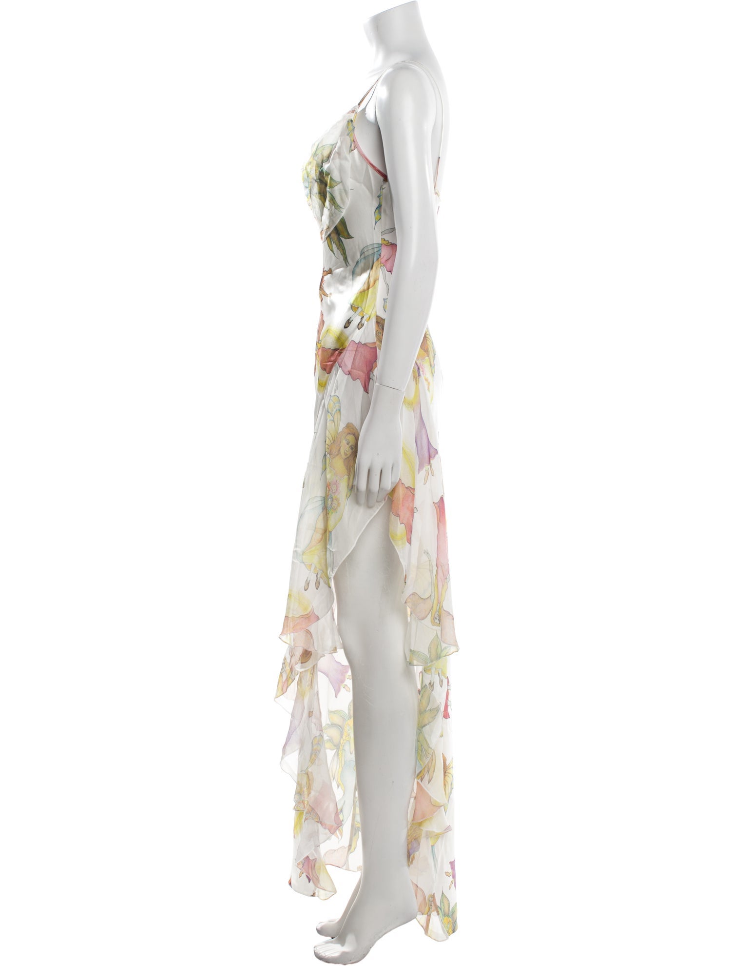 Rodarte Silk Long Dress