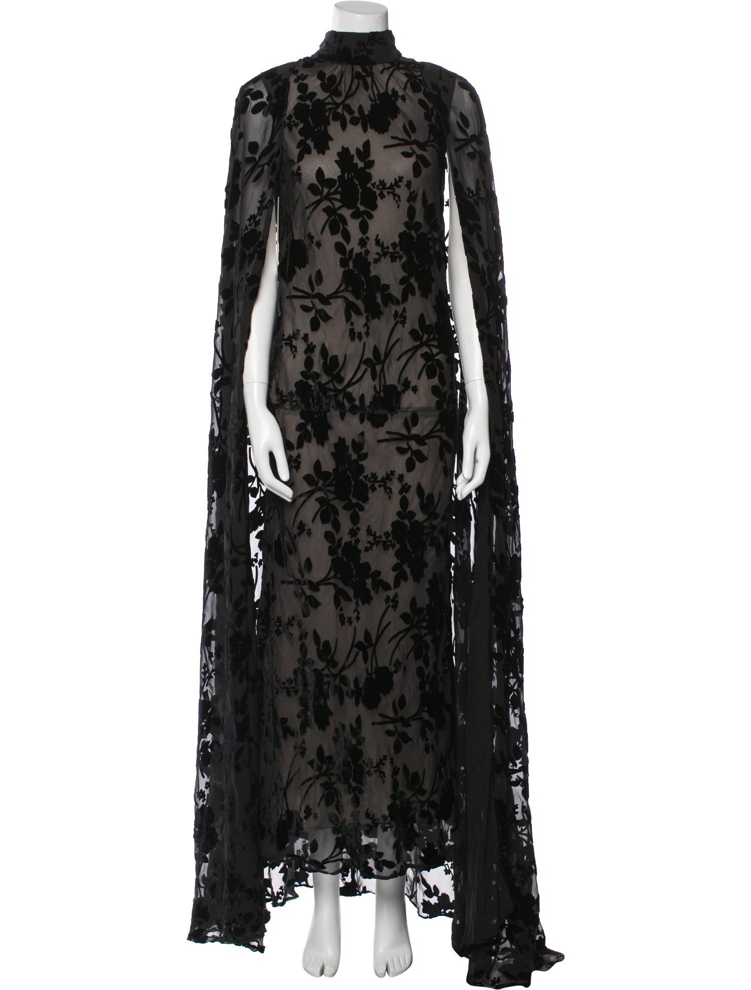 Rodarte Lace Pattern Long Dress