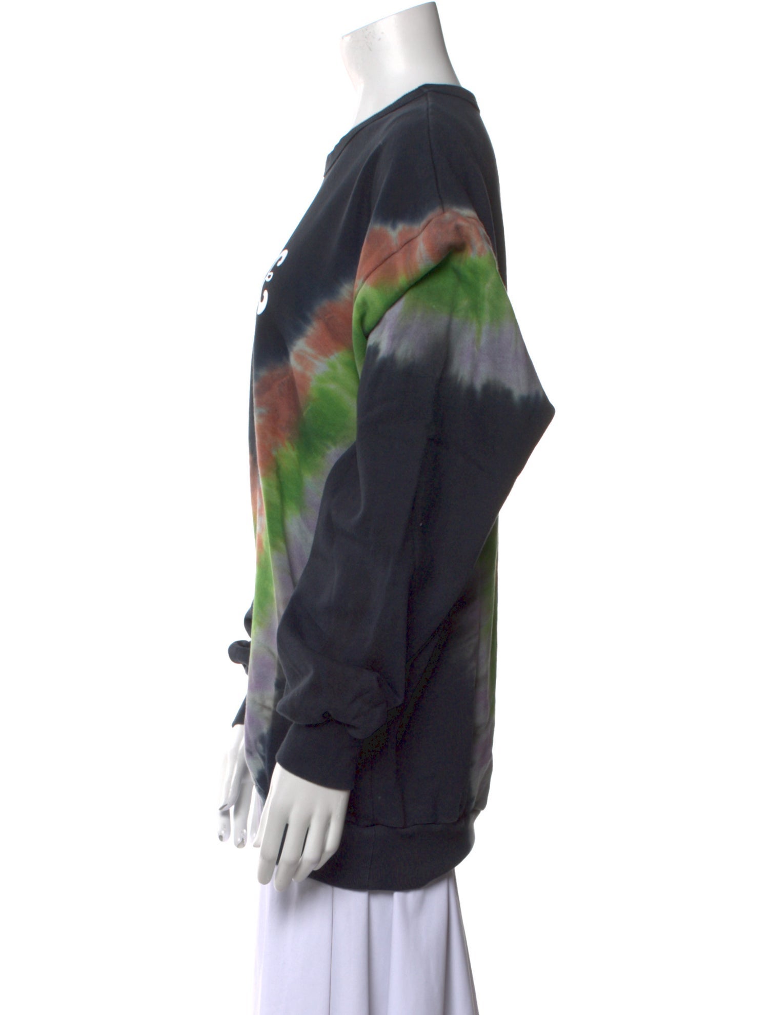 Rodarte Tie-Dye Print Crew Neck Sweatshirt