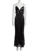 Rodarte V-Neck Long Dress