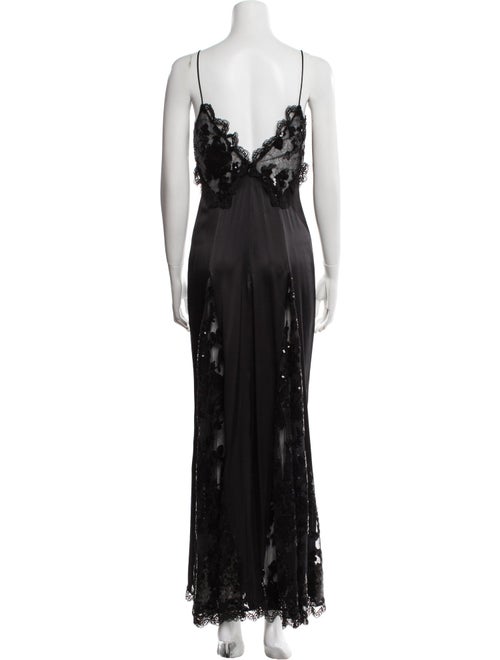 Rodarte V-Neck Long Dress