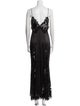 Rodarte V-Neck Long Dress
