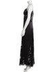 Rodarte V-Neck Long Dress