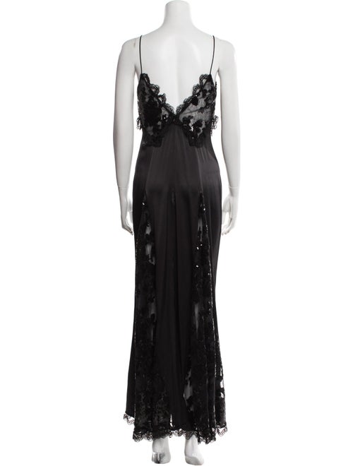 Rodarte V-Neck Long Dress