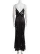 Rodarte V-Neck Long Dress