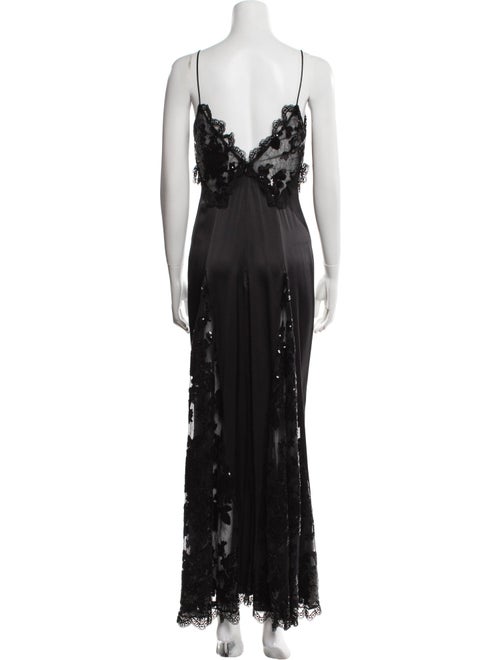 Rodarte V-Neck Long Dress