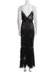 Rodarte V-Neck Long Dress