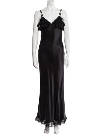 Rodarte Silk Long Dress