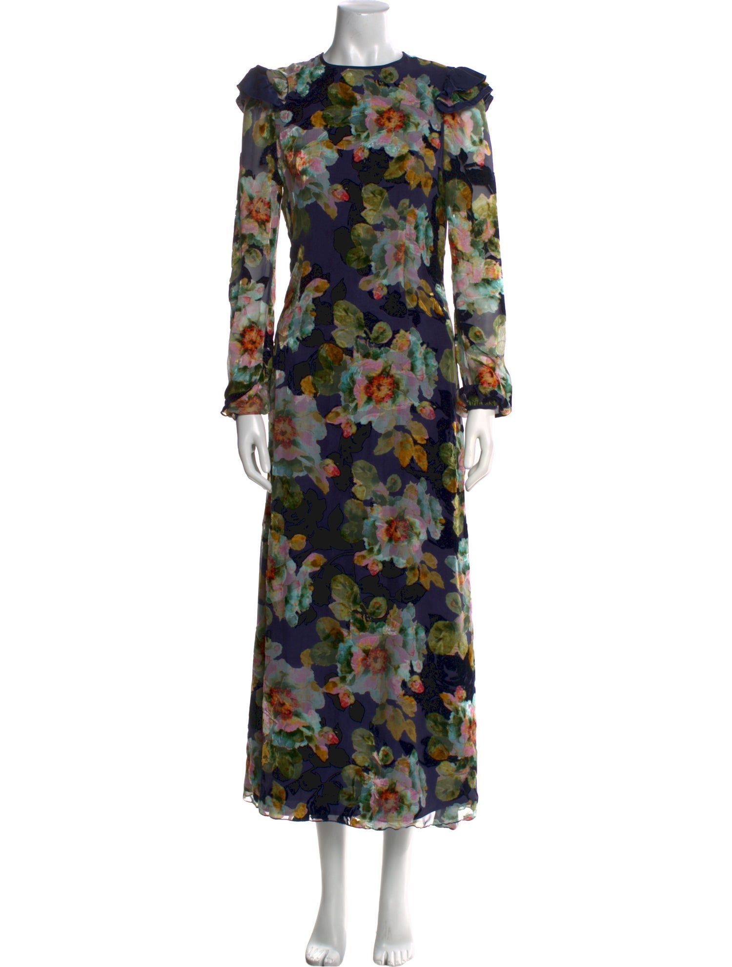 Rodarte Silk Long Dress