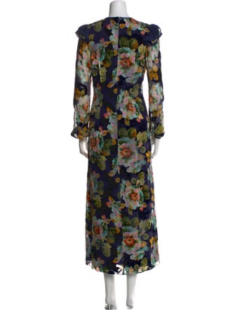 Rodarte Silk Long Dress