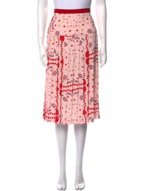 Rodarte Silk Midi Length Skirt