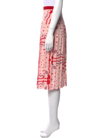 Rodarte Silk Midi Length Skirt