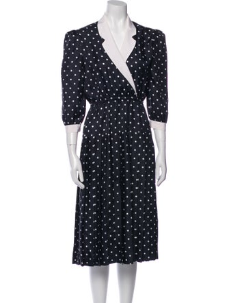 Rodarte Silk Midi Length Dress