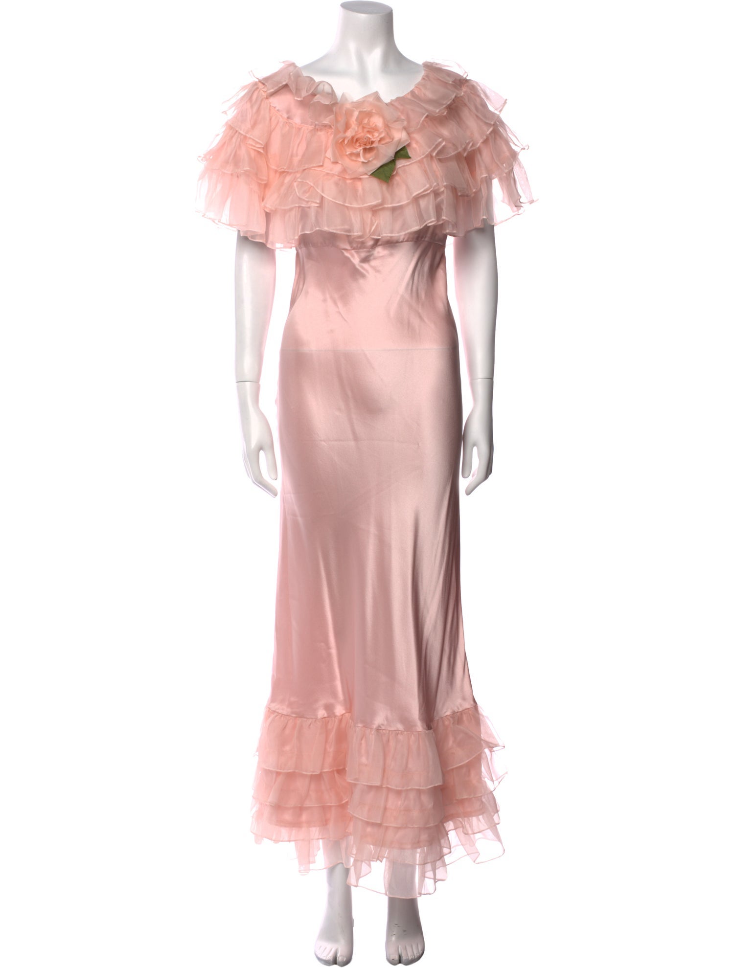 Rodarte Silk Long Dress