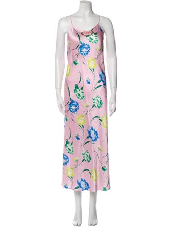 Rodarte Silk Midi Length Dress
