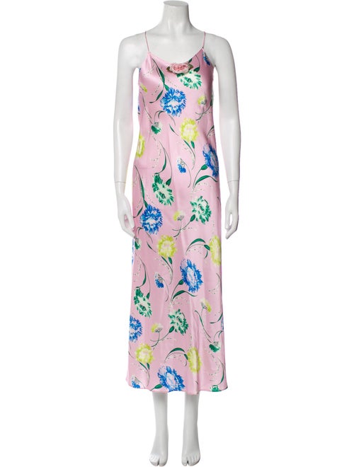 Rodarte Silk Midi Length Dress