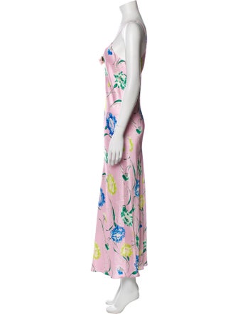 Rodarte Silk Midi Length Dress