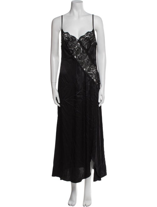 Rodarte Silk Lace Trim Embellishment Nightgown
