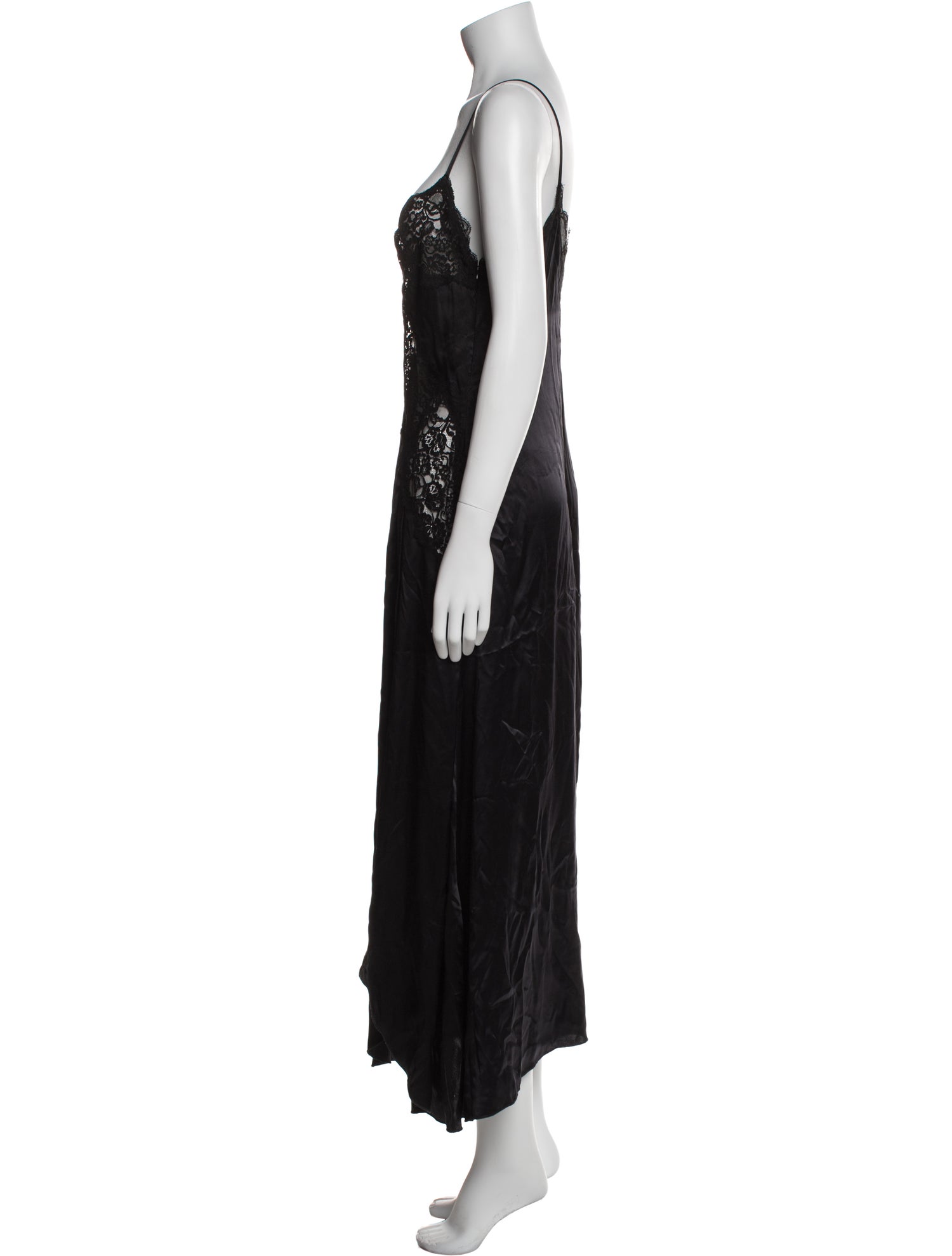 Rodarte Silk Lace Trim Embellishment Nightgown