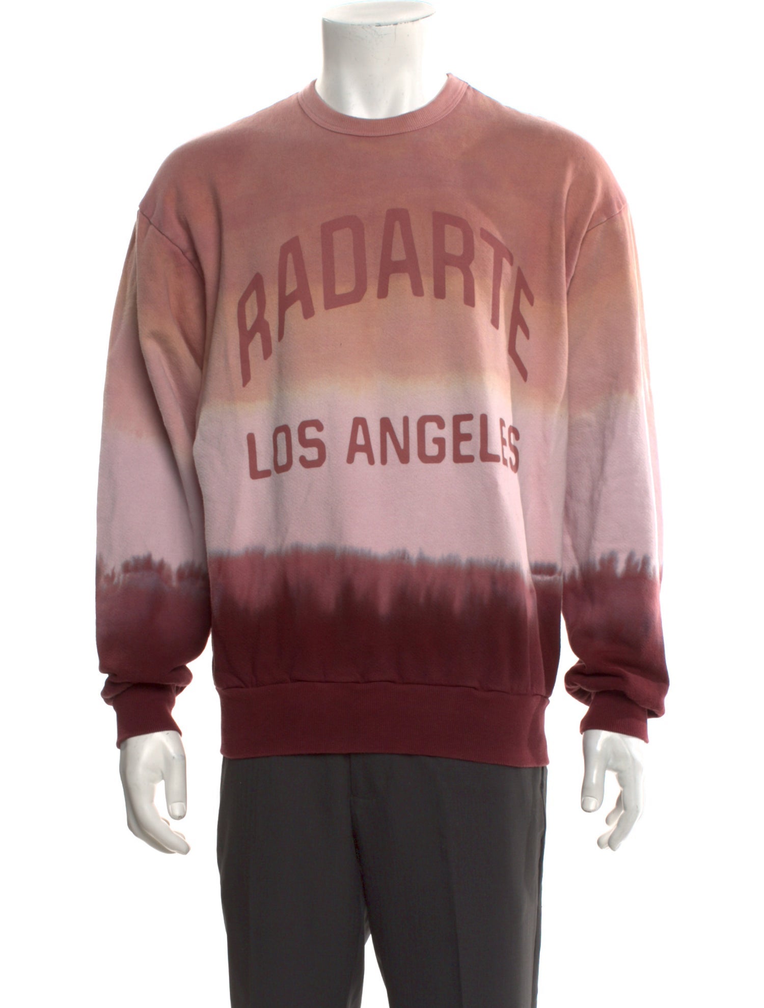 Rodarte Tie-Dye Print Crew Neck Sweatshirt