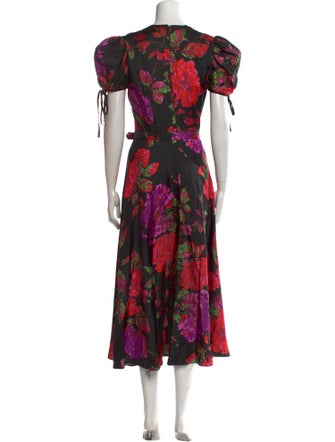 Rodarte Silk Long Dress