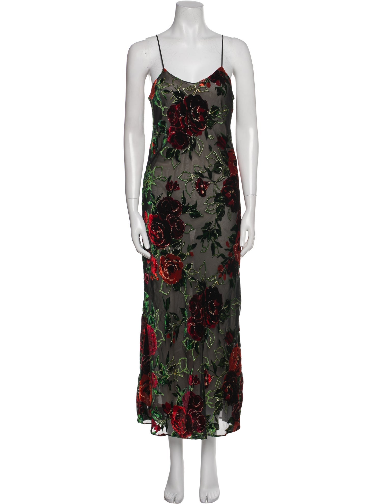 Rodarte Floral Print Long Dress
